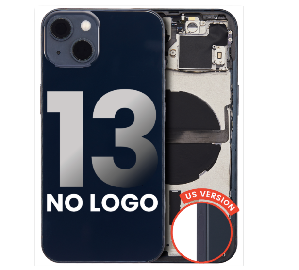 iPhone 13 Back Housing with Small Components Pre-Installed (US Version) (No Logo)