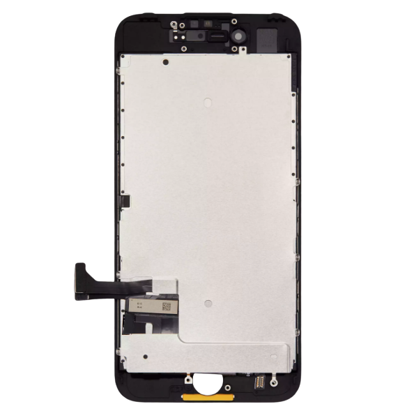 iPhone 7 Screen Assembly with Steel Plate - Black (Premium)