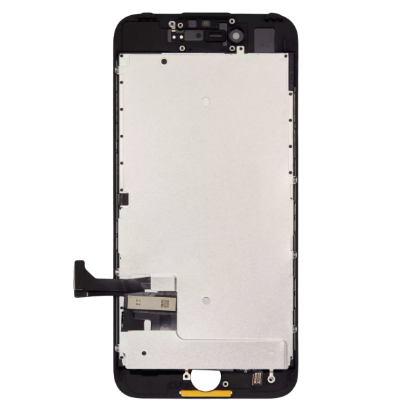 iPhone 7 Screen Assembly with Steel Plate - Black (Aftermarket)