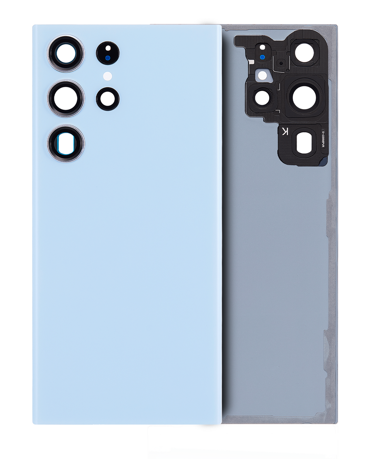 Samsung Galaxy S23 Ultra Back Glass With Camera Lens No Logo - Sky Blue