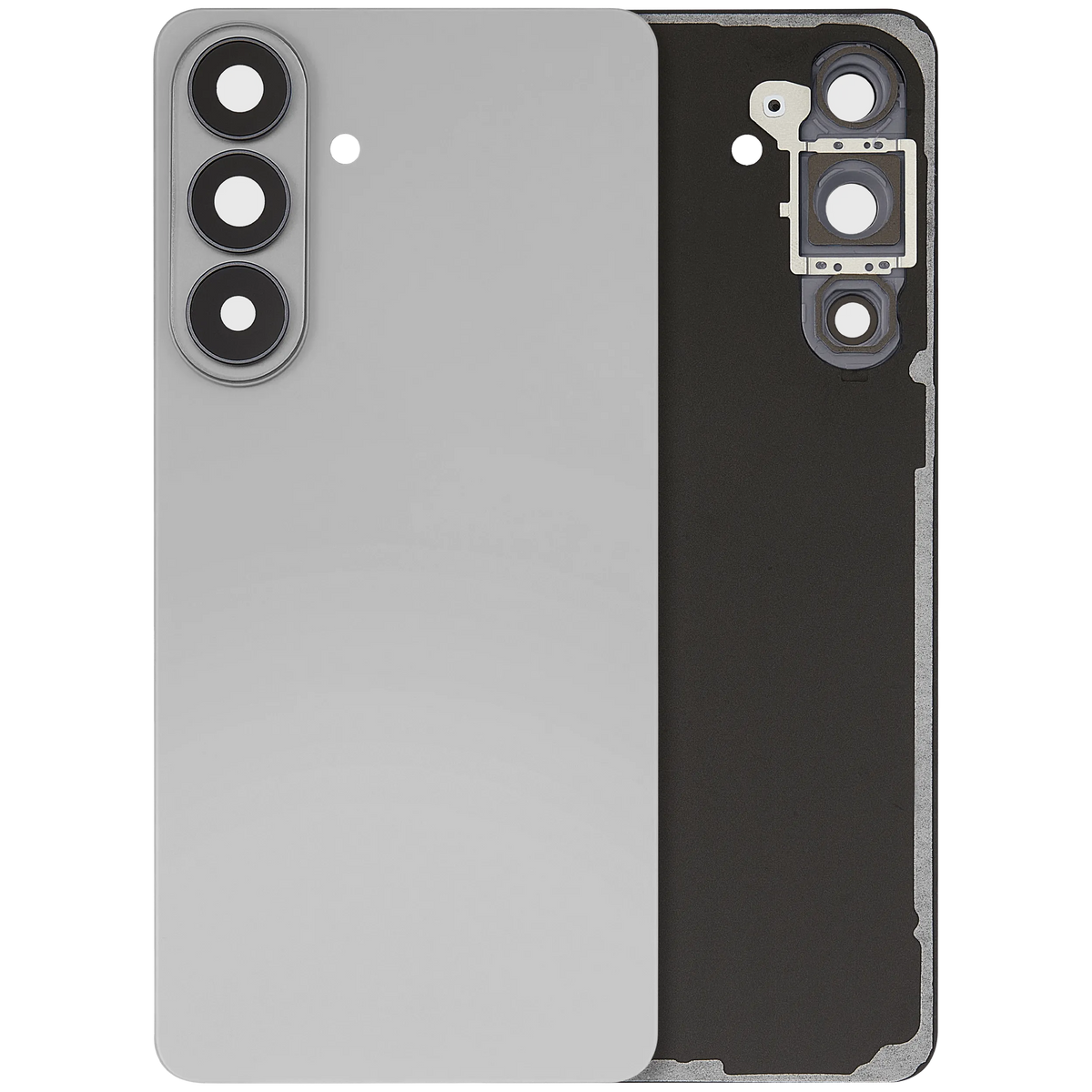 Samsung Galaxy S26 Plus back cover glass with camera lens - Silver Shadow