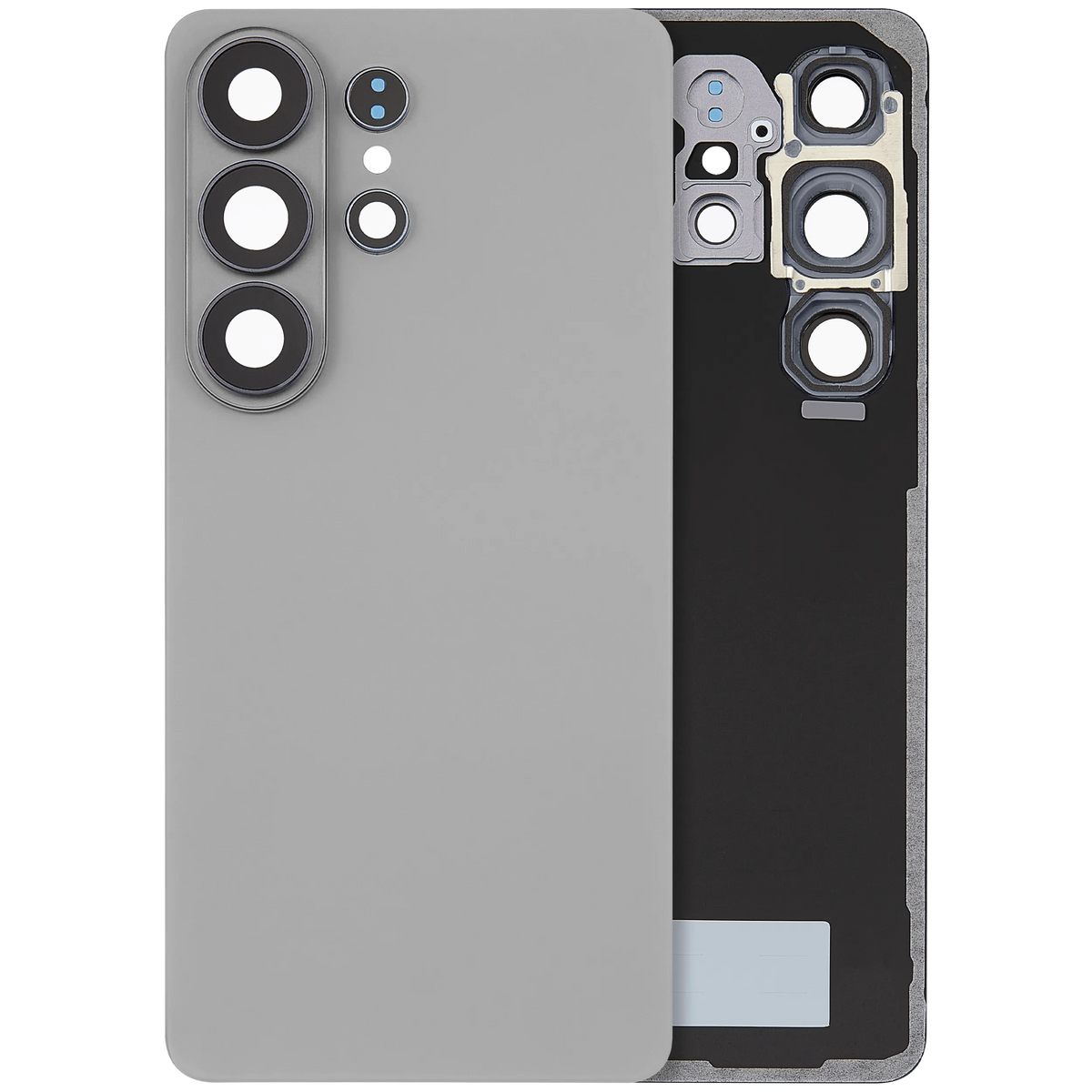 Samsung Galaxy S26 Ultra back cover glass with camera lens - Silver Shadow