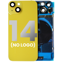 iPhone 14 Back Glass with Steel Plate with MagSafe Magnet Pre-Installed (No Logo)