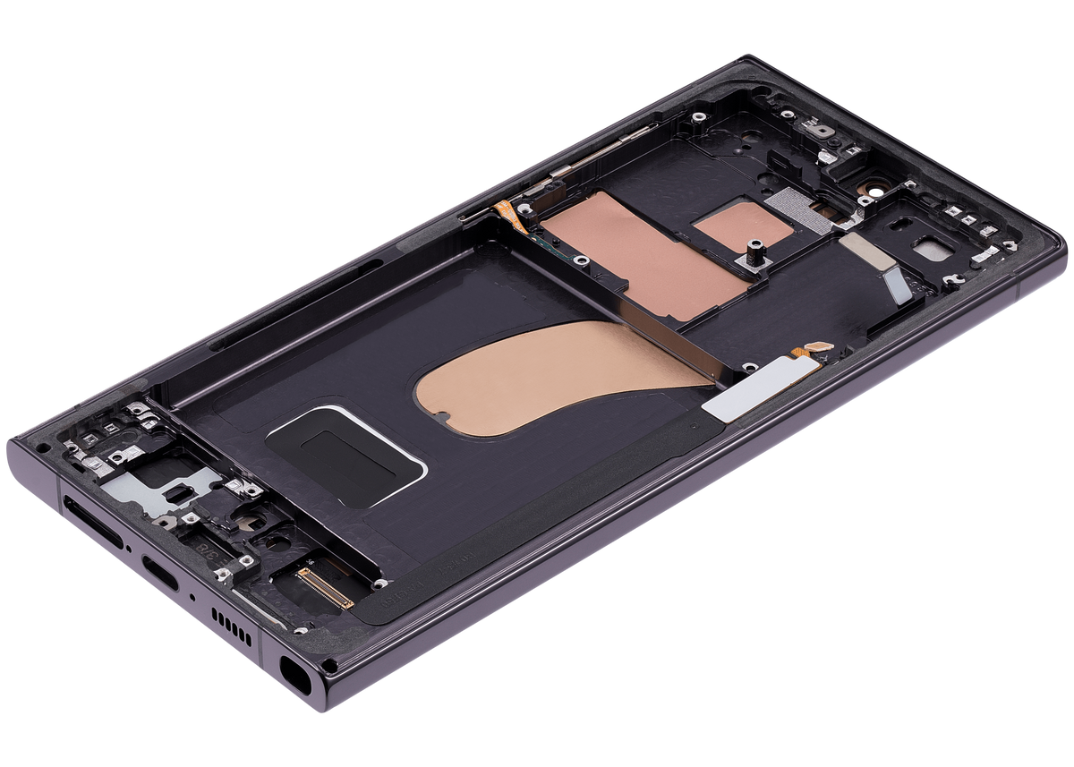 Samsung Galaxy S23 Ultra OEM Refurbished OLED With Frame - Phantom Black detail 5