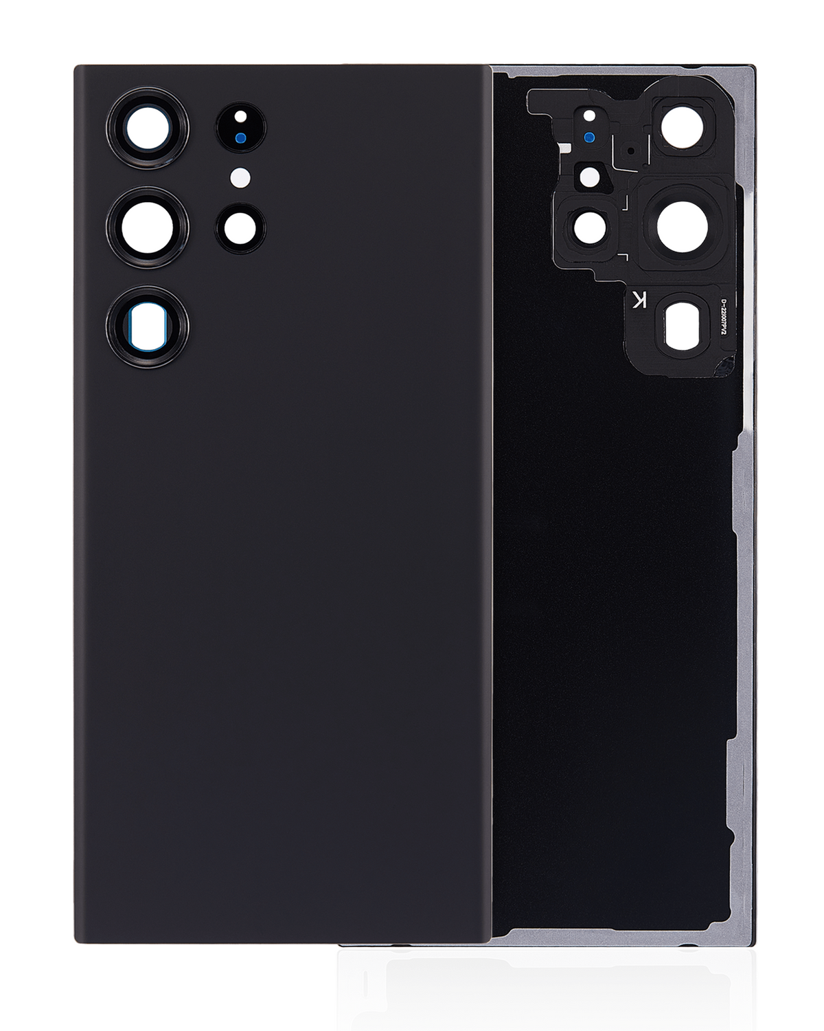 Samsung Galaxy S23 Ultra OEM Back Glass With Camera Lens and Logo - Phantom Black