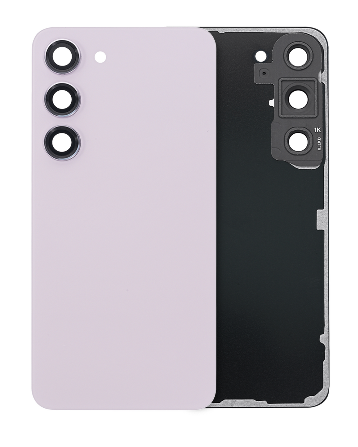 Samsung Galaxy S23 Service Pack back cover glass with camera lens - Lavender