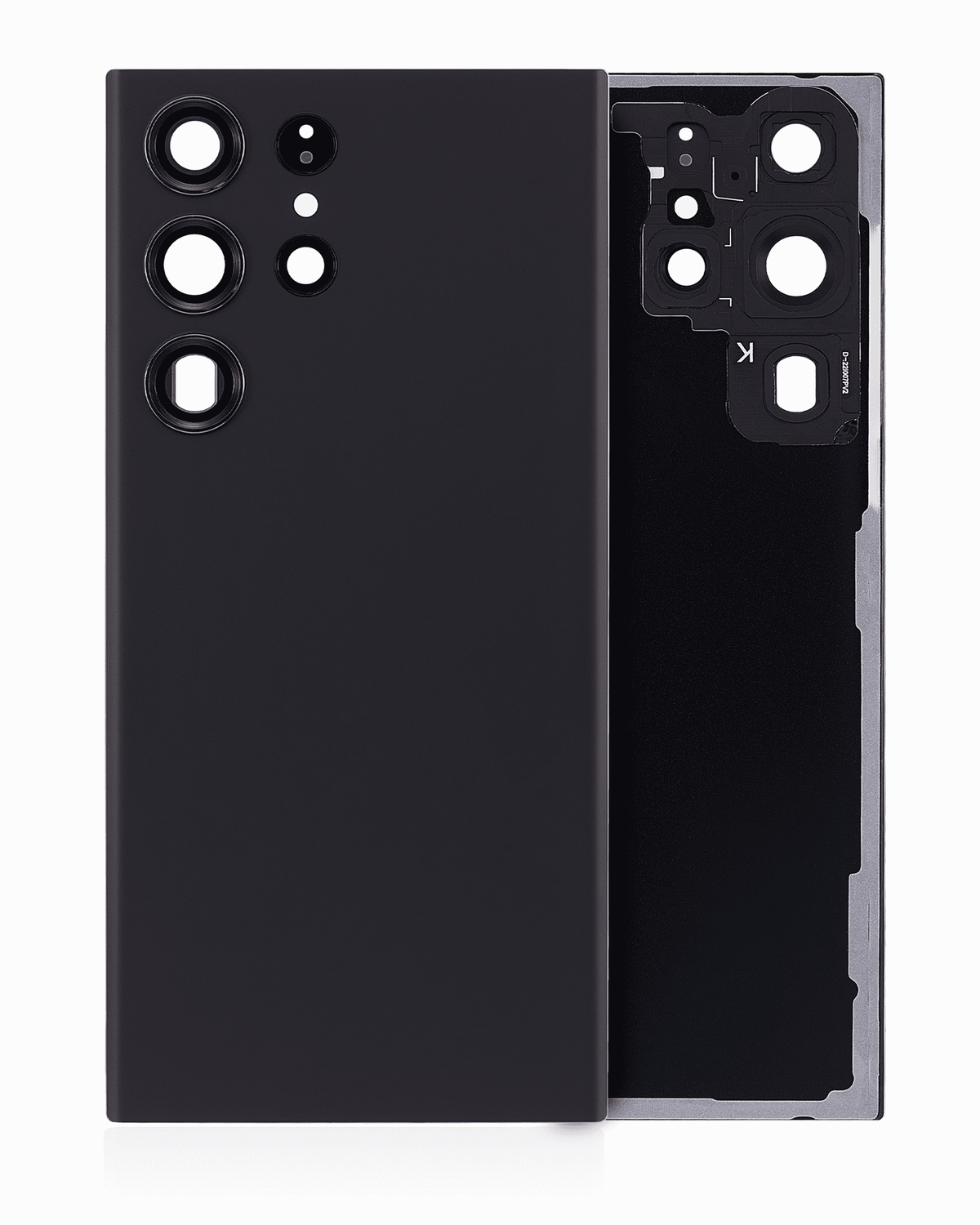 Samsung Galaxy S23 Ultra Back Glass With Camera Lens No Logo - Phantom Black