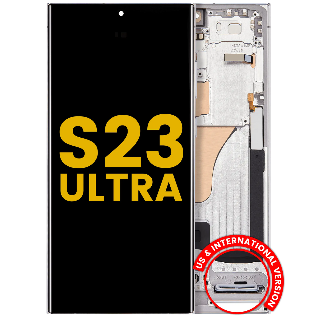 Samsung Galaxy S23 Ultra OEM Refurbished OLED With Frame - Sky Blue