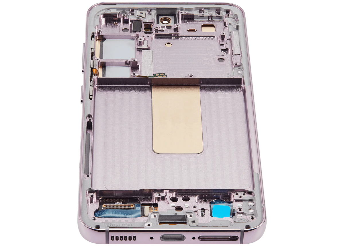 Samsung Galaxy S23 aftermarket 120Hz OLED assembly with frame - Pink / Lavender - detail view 7
