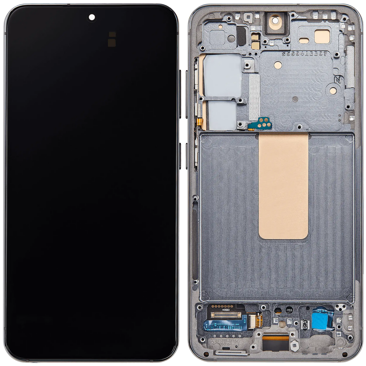 Samsung Galaxy S23 aftermarket 120Hz OLED assembly with frame - Green - detail view 5