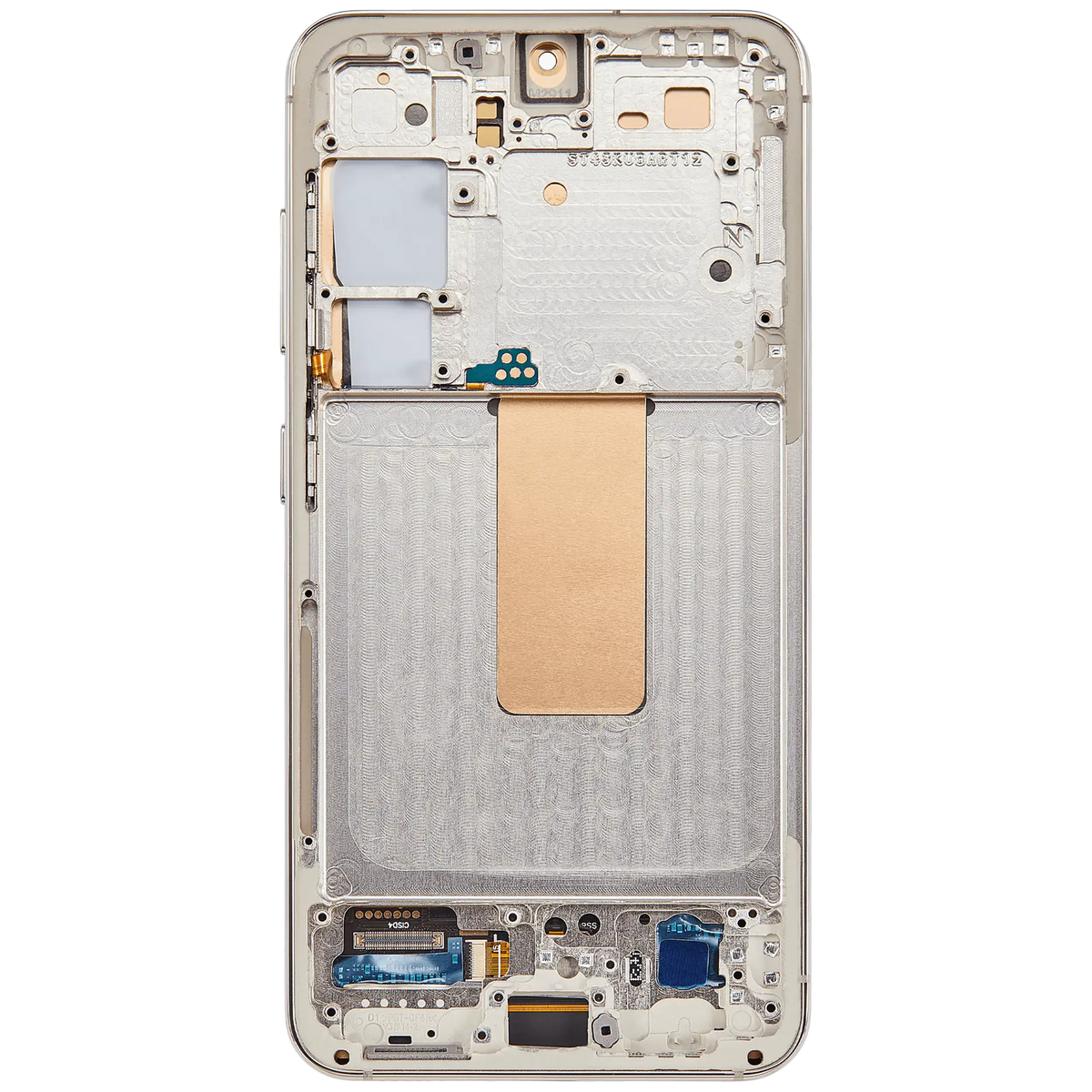 Samsung Galaxy S23 aftermarket 120Hz OLED assembly with frame - Cream - detail view 7