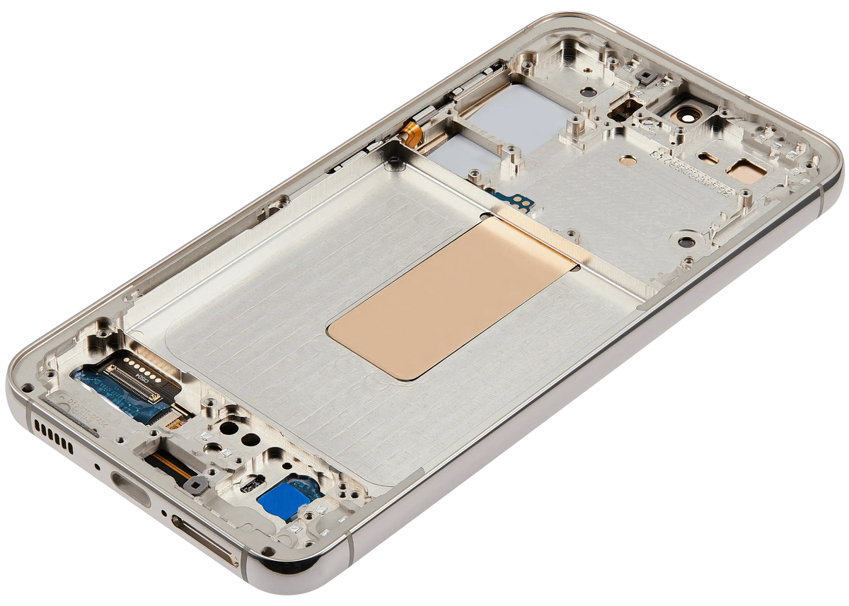 Samsung Galaxy S23 aftermarket 120Hz OLED assembly with frame - Cream - detail view 6
