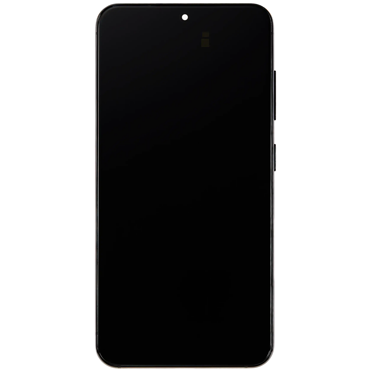 Samsung Galaxy S23 aftermarket 120Hz OLED assembly with frame - Phantom Black - detail view 2