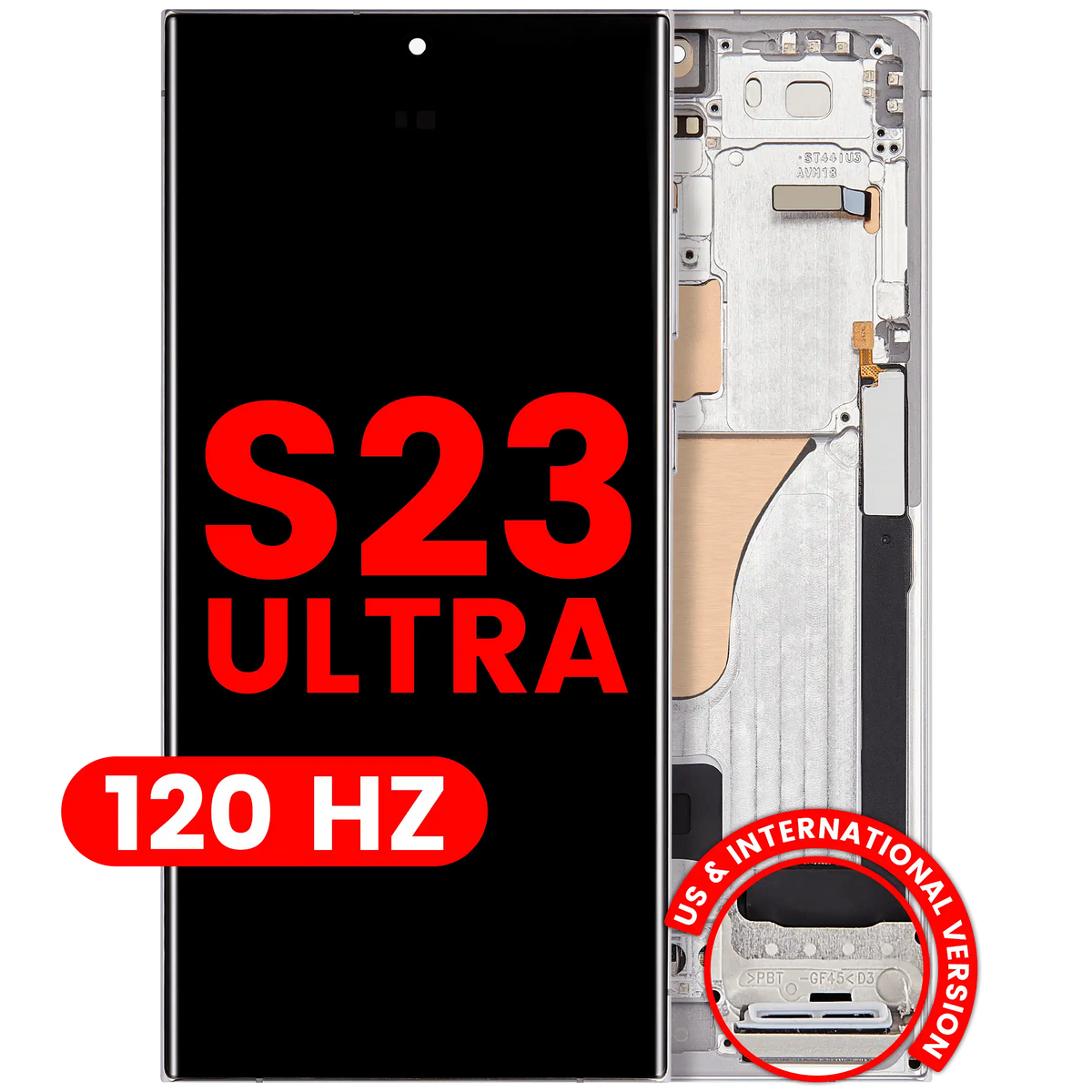 Samsung Galaxy S23 Ultra Aftermarket 120Hz OLED With Frame - Sky Blue