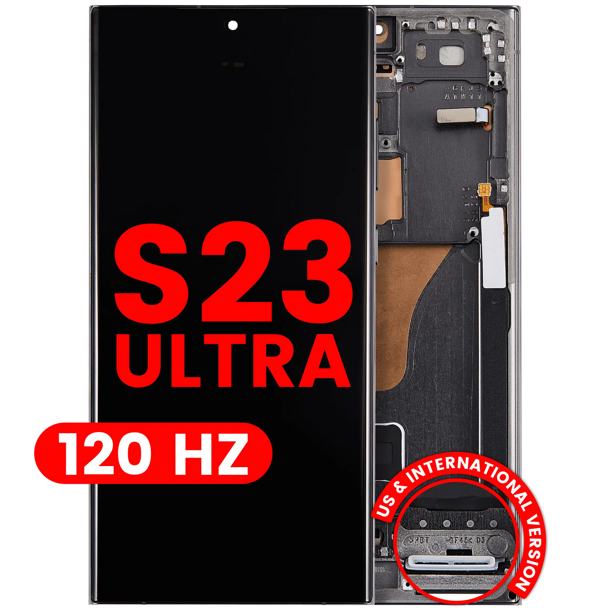 Samsung Galaxy S23 Ultra Aftermarket 120Hz OLED With Frame - Green