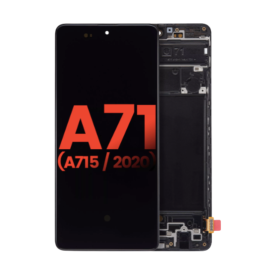 Samsung Galaxy A71 (A715 / 2020) LCD Screen Replacement Assembly with Frame ( OLED ) ( 6.67" )