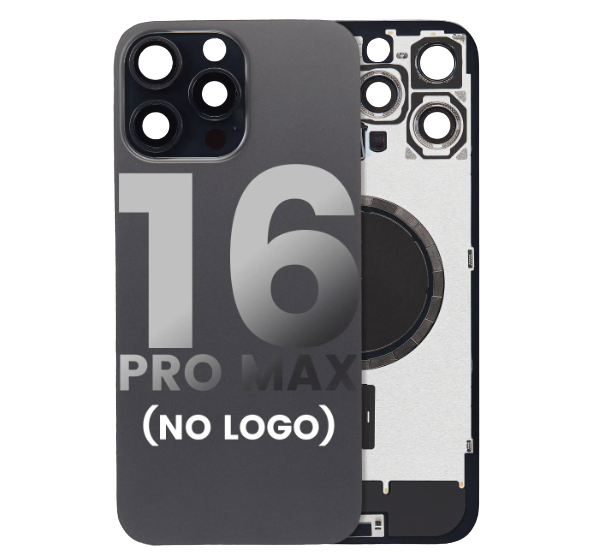 iPhone 16 Pro Max Back Glass with Steel Plate with MagSafe Magnet Pre-Installed (No Logo)