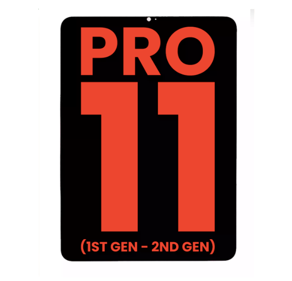 iPad Pro 11" 1st Gen (2018)/ 2nd Gen (2020) LCD Screen Replacement Assembly front view