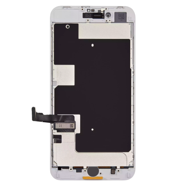 iPhone 8 Plus Screen Assembly with Steel Plate - White (Premium)
