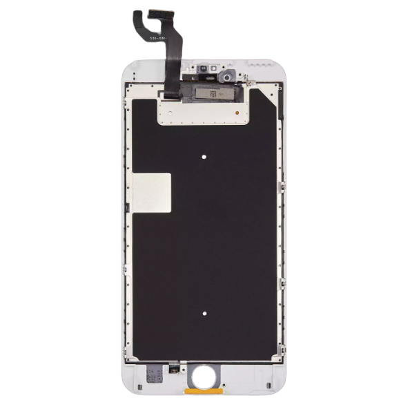 iPhone 6S Plus Screen Assembly with Steel Plate - White (Aftermarket)