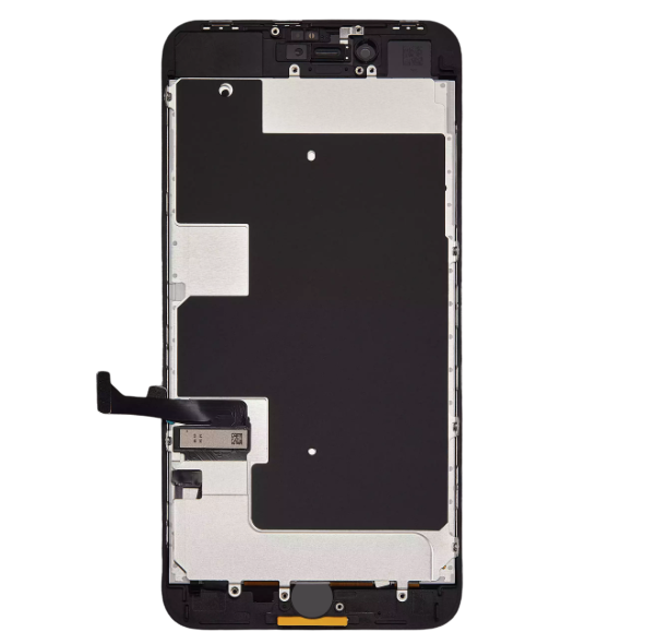 iPhone 8 Plus Screen Assembly with Steel Plate - Black (Aftermarket)