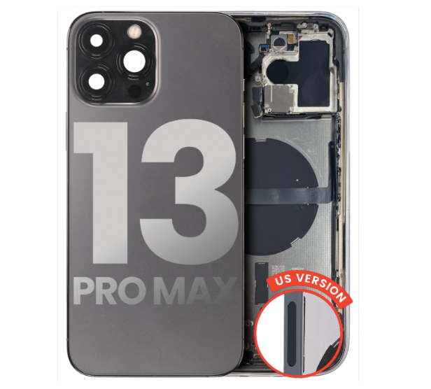 iPhone 13 Pro Max Back Housing with Small Components Pre-Installed (US Version) (Used OEM Pull: Like New)