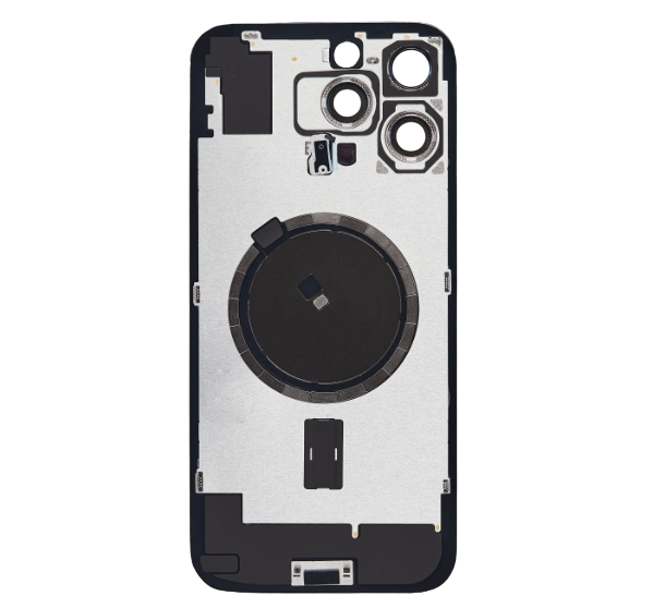 iPhone 16 Pro Max Back Glass with Steel Plate with MagSafe Magnet Pre-Installed (No Logo)