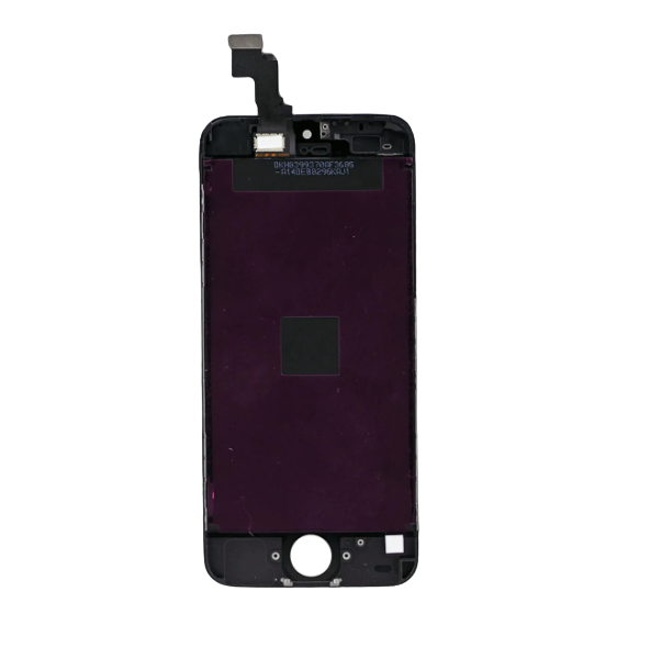 iPhone 5C Screen Assembly with Steel Plate - Black (Premium)