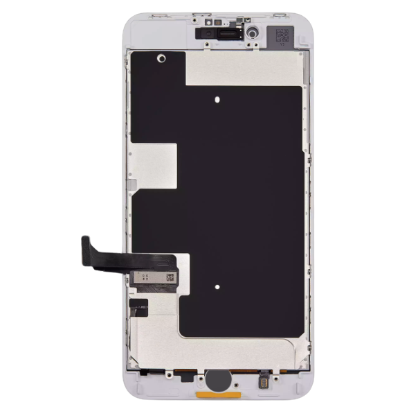 iPhone 8 Plus Screen Assembly with Steel Plate - White (Aftermarket)
