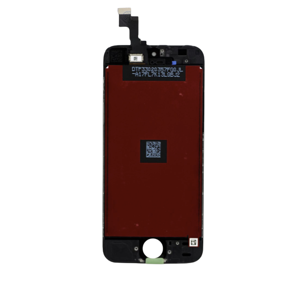 iPhone 5S / SE (2016) Screen Assembly with Steel Plate - Black (Aftermarket)