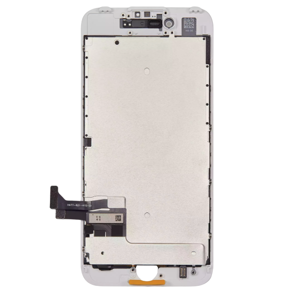 iPhone 7 Screen Assembly with Steel Plate - White (Aftermarket)