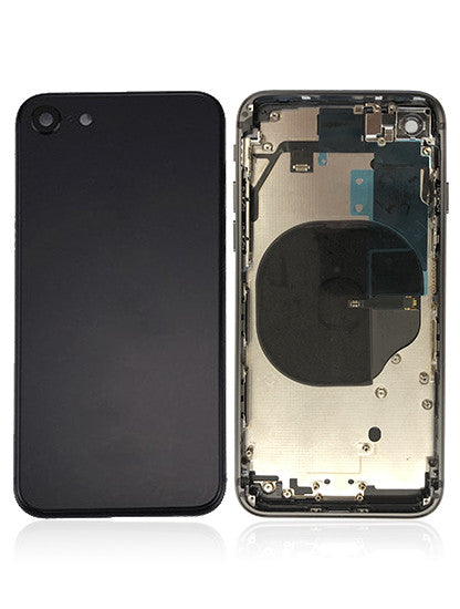 iPhone 8 back housing with small components Pre-Installed (No Logo)
