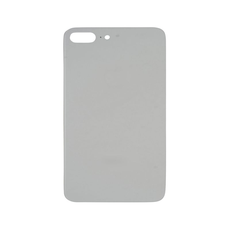 iPhone 8 Plus Back Glass Replacement (No Logo / Large Camera Hole) White