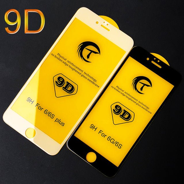 iPhone 6 Plus / 6S Plus 9D Tempered Glass - Black