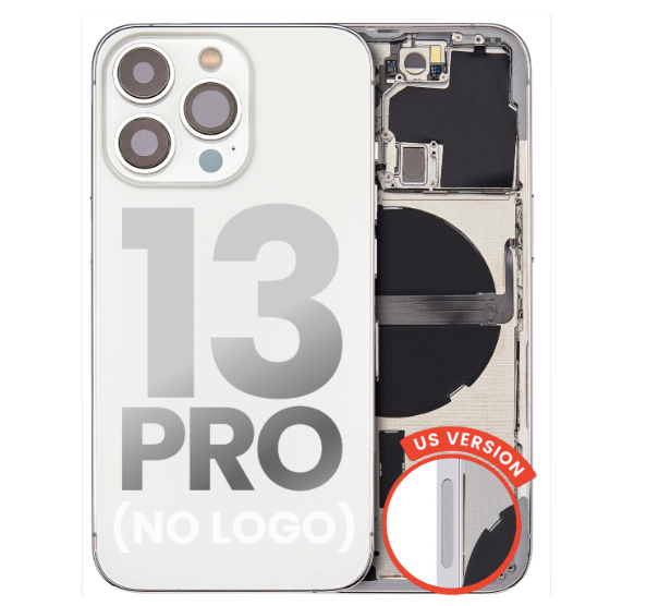 iPhone 13 Pro Back Housing with Small Components Pre-Installed (US Version) (No Logo)