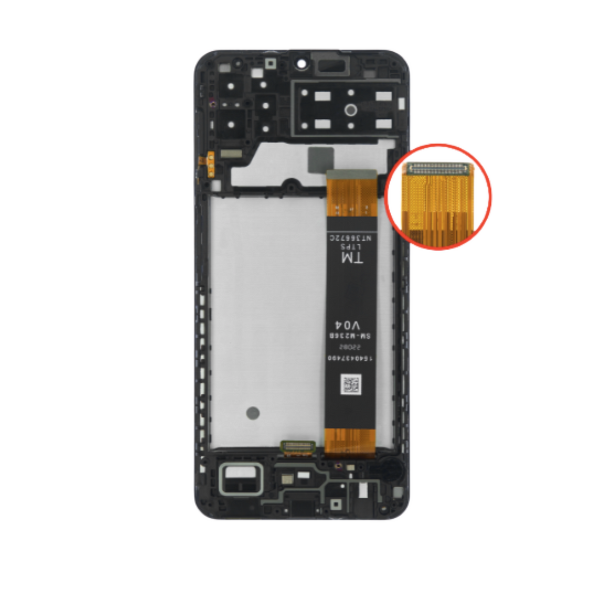 A13 4G / A13s LCD Screen Replacement (A135 / 2022 & A137 / 2022) - Back View