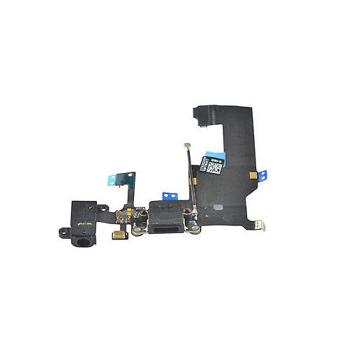 iPhone 5 Dock Charging Port Audio Jack Flex Cable Assembly - Black