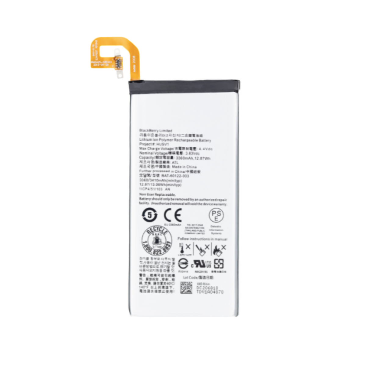 BlackBerry Priv replacement battery BAT-60122-003