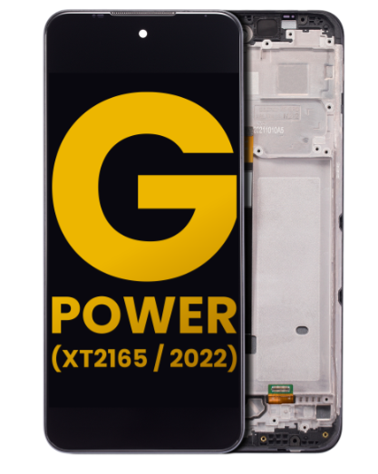 LCD Assembly With Frame Compatible For Motorola Moto G Power (XT2165 / 2022)