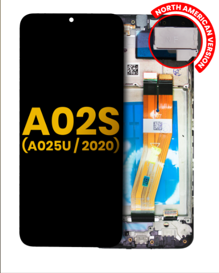 LCD Assembly With Frame Compatible For Samsung Galaxy A02S (A025U / 2020)