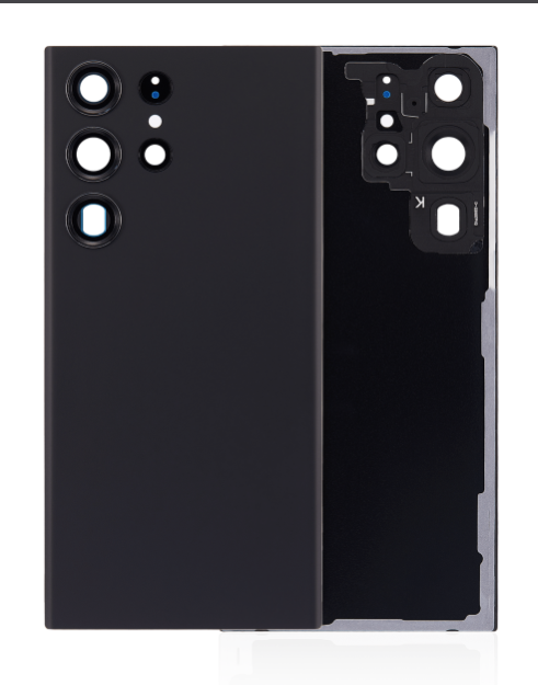 Back Cover Glass With Camera Lens Compatible For Samsung Galaxy S23 Ultra ( OEM ) ( With Logo )