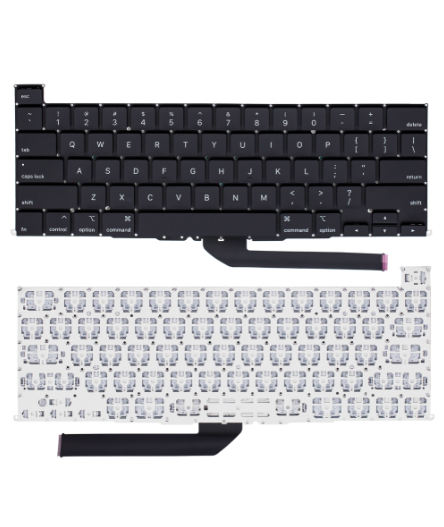 Keyboard W/ Backlight & Screws Compatible For MacBook Pro 16" (A2141 / Mid 2019) (US English)