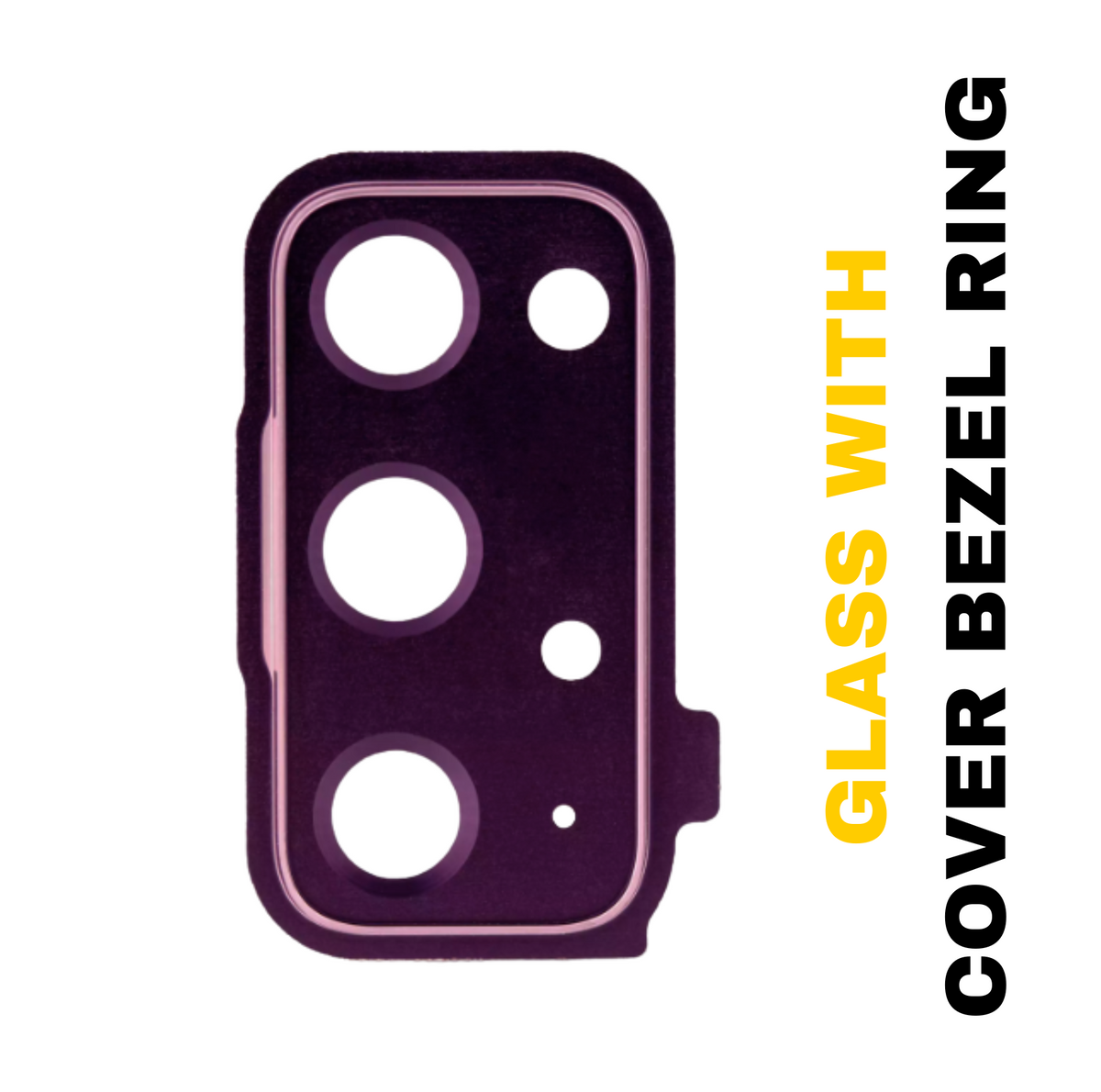 Samsung Galaxy S20 FE 4G / 5G Back Camera Lens With Cover Bezel Ring (Purple)