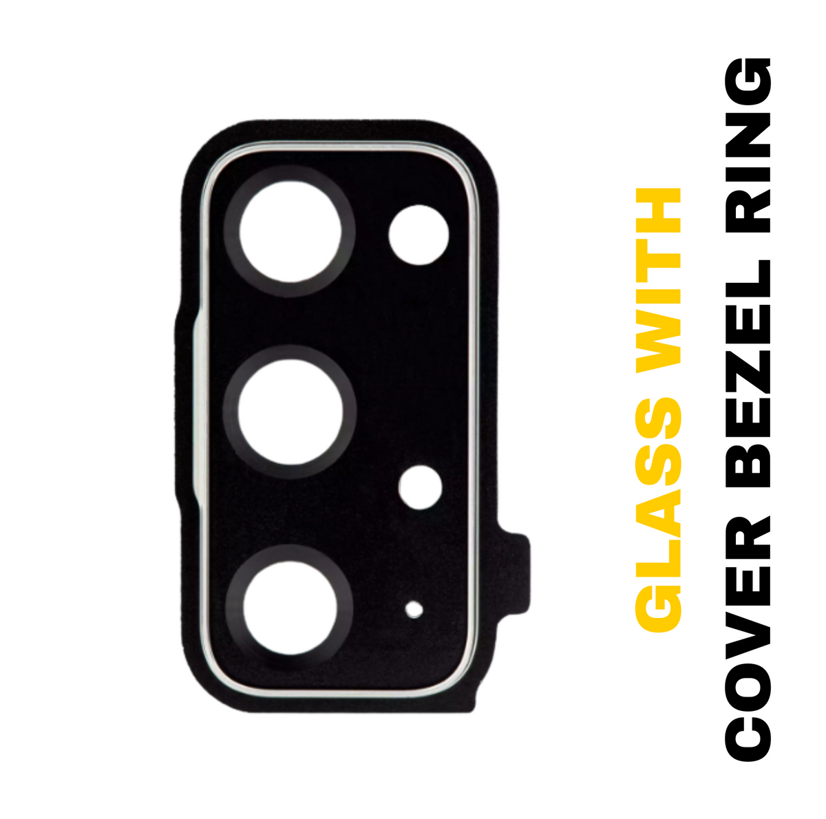 Samsung Galaxy S20 FE 4G / 5G Back Camera Lens With Cover Bezel Ring (Cosmic Black)