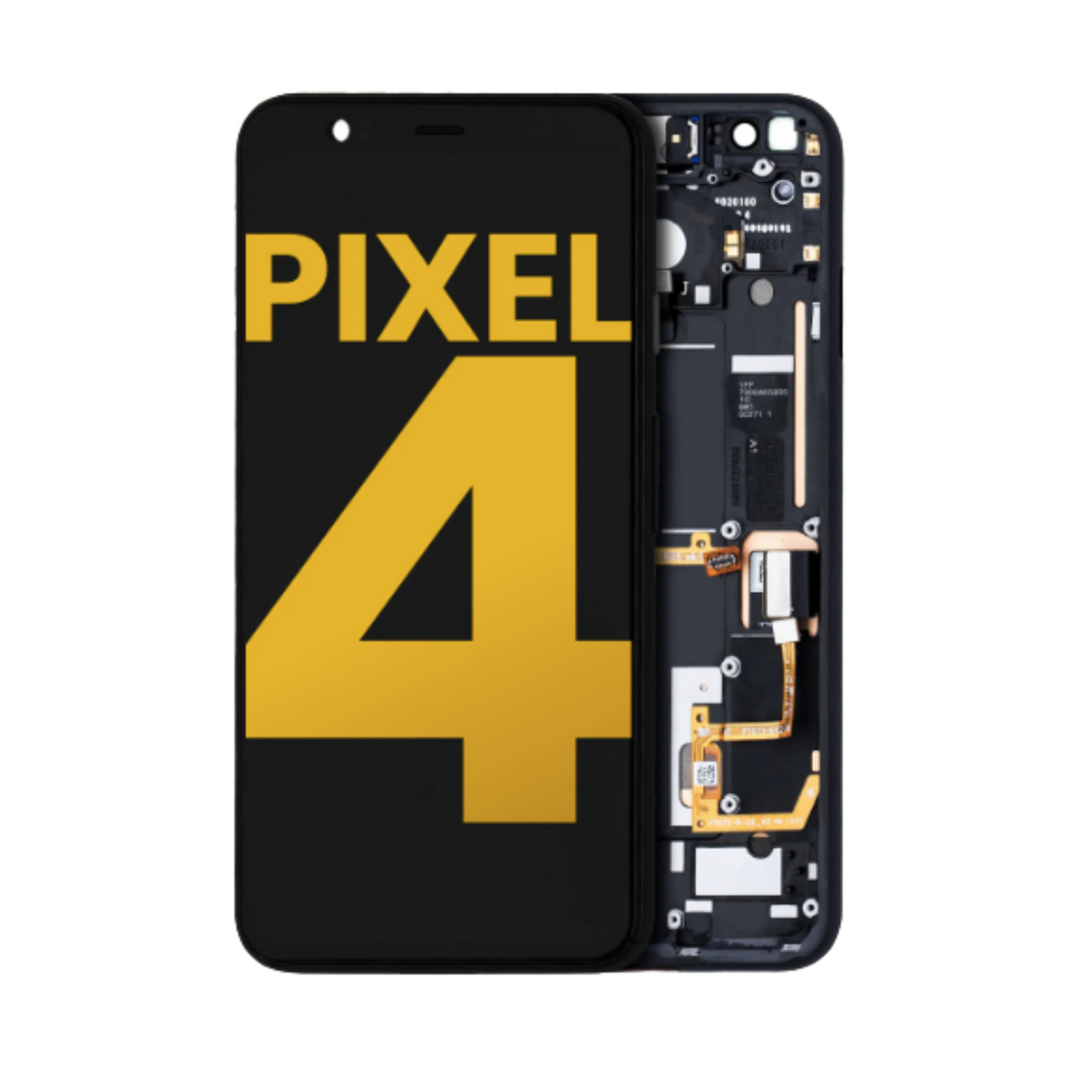 Google Pixel 4 OLED assembly with frame OEM colour power button
