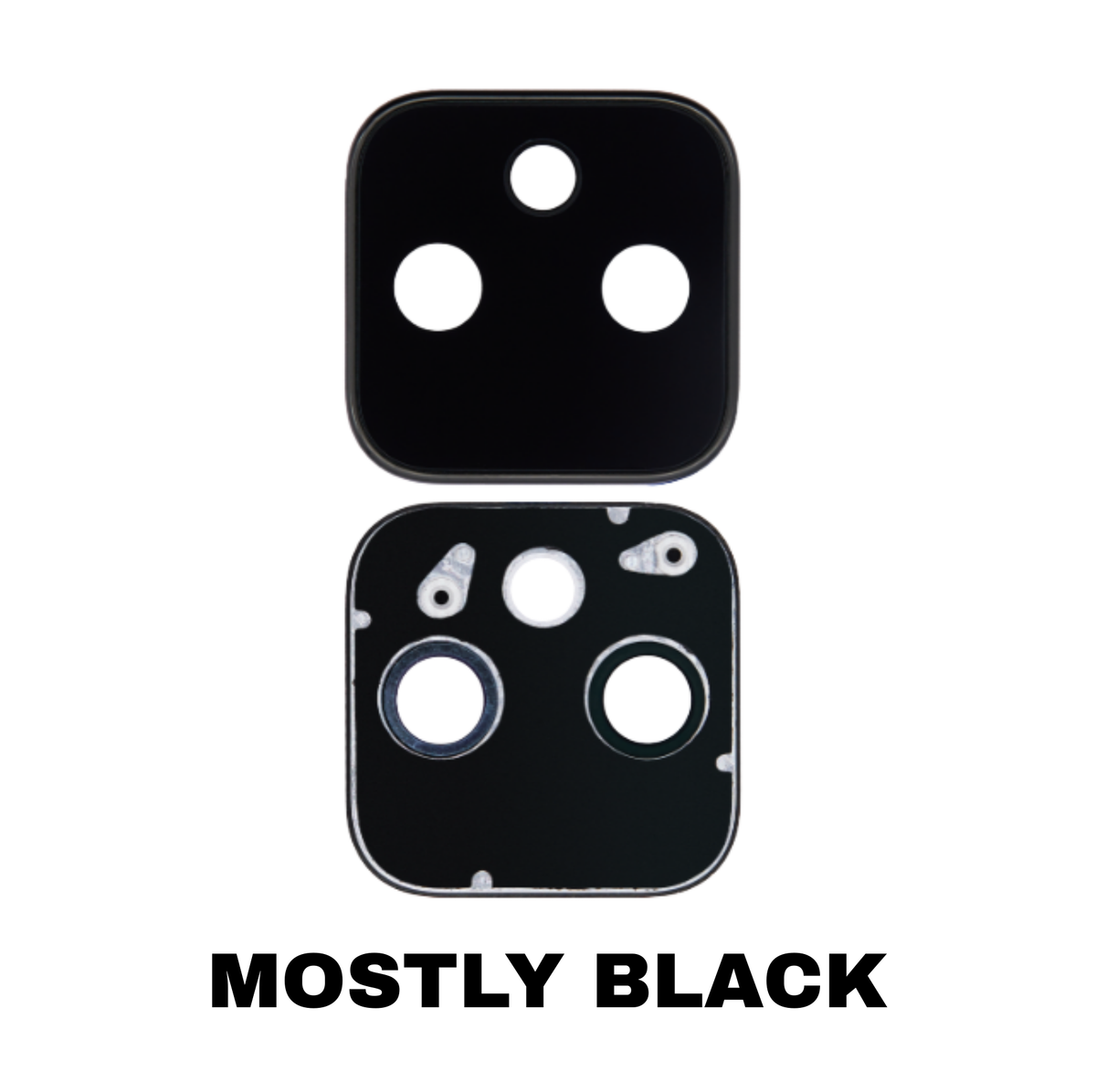 Pixel 5A 5G rear lens replacement Mostly Black