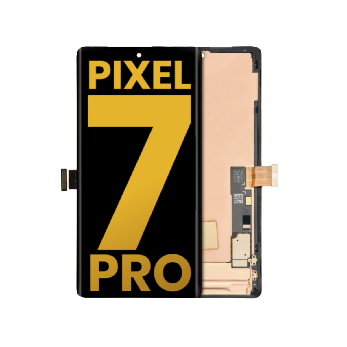 Google Pixel 7 Pro OLED assembly with frame OEM all colours
