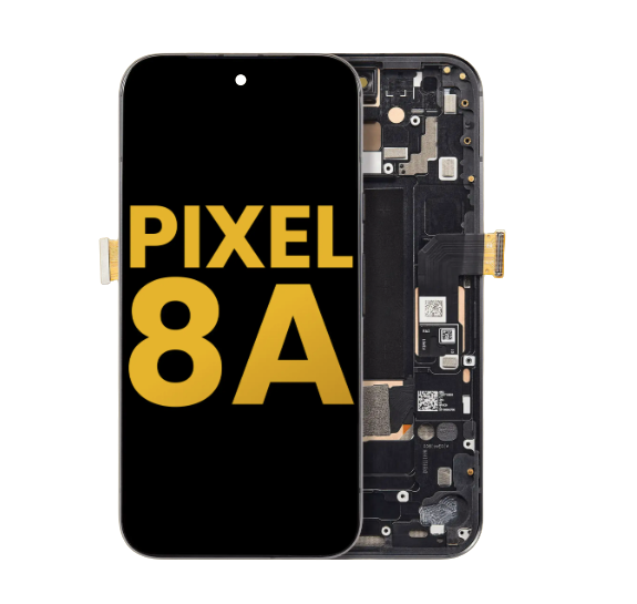 Pixel 8A OLED Assembly With Frame