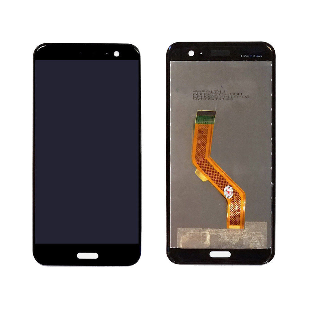 HTC U11 LCD Screen and Digitizer Assembly with Frame - Black