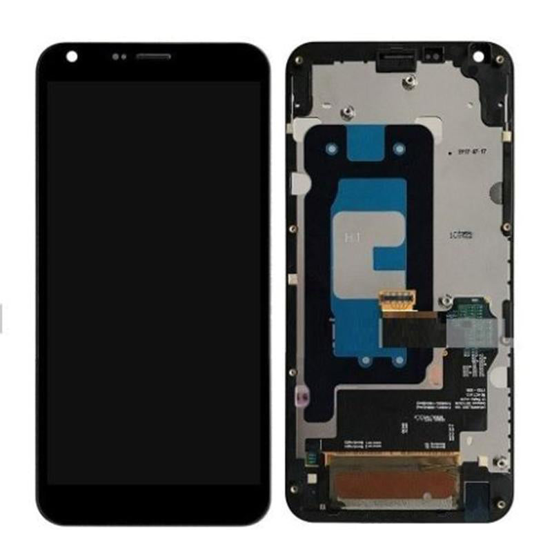 LG Q6 LCD Screen and Digitizer Assembly with Frame - Black